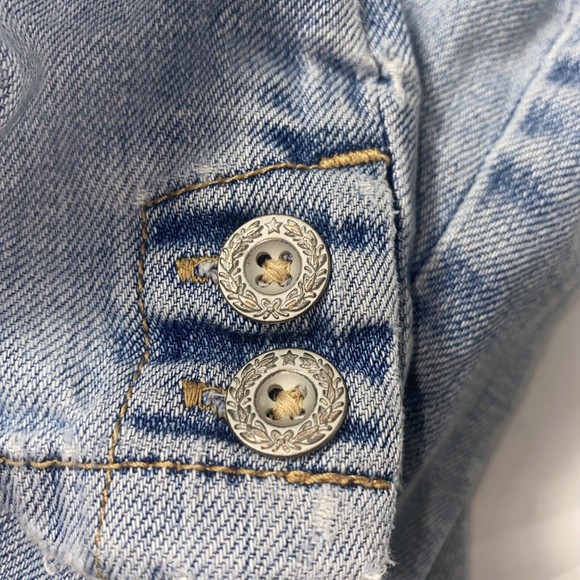 Vintage Levis Shorts Womens 12 Reg 98% Cotton Denim Mom Rise Shorts - Picture 12 of 14